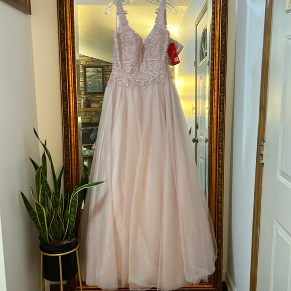Pink PROM Dancing Queen Formal Gown Size 2XL NWT - Picture 3 of 15